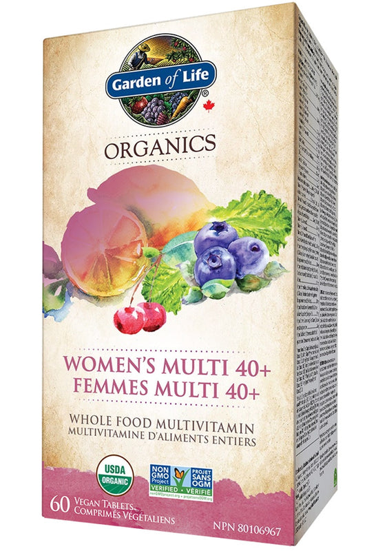 GARDEN OF LIFE ORGANICS Multivitamin - Women‚Äôs Multi 40+ (60 vegan tabs)